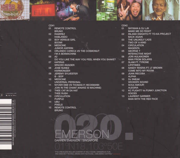 Darren Emerson - Global Underground 020: Singapore Double CD Import