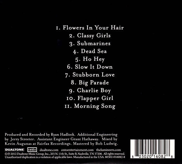 Lumineers - The Lumineers CD Import