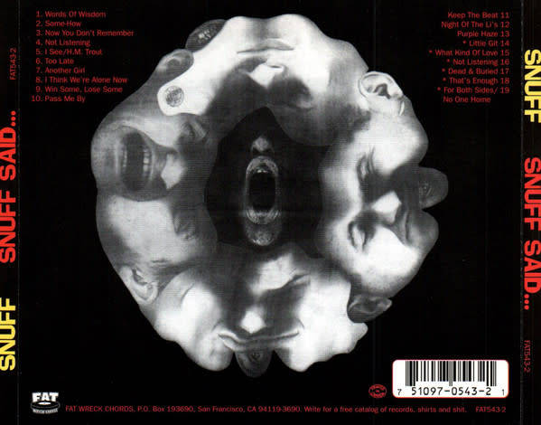 Snuff - Snuff Said... CD Import