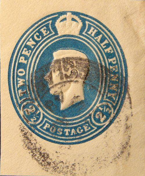 King George VI imprint stamp - superb embossing