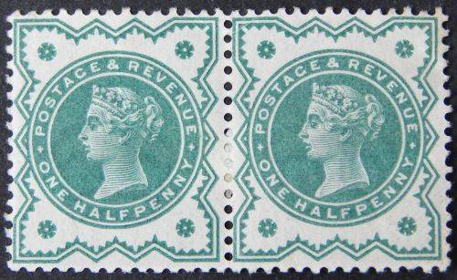 Queen Victoria Superb Mint Rare pair 1/2d - SG213