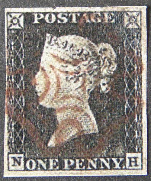 CINDERELLA - Queen Victoria 1d Black - Maltese in red - R6,000 if genuine