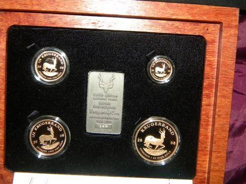 KRUGER NATIONAL PARK 110 YEAR 1898-2008 ANNIVERSARY PRESTIGE SET. (MINTAGE  0NLY 400) RARE.
