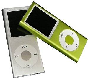Green OR Grey Super Slim MP3/MP4 Player (Choose Either a Green or Grey)