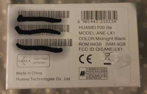 Huawei P20 Lite (Black - 64GB)