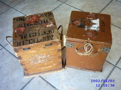 wooden box for human tissue