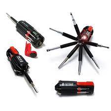 MULTI-SCREWDRIVER SET WITH TORCH 8 IN 1 - NEW!!! BULK PRICES AVAILABLE!!!