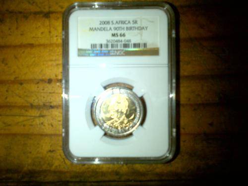 2008 ms66 Mandella 90th birthday