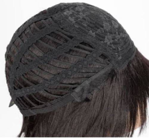 Brazilian Virgin 100% Human Hair Bob Wig with Bangs / Fringe - 8 Inches - Colour 1B