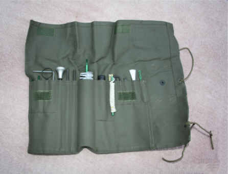 R4 Rifle Cleaning Kit.  Complete and near mint condition