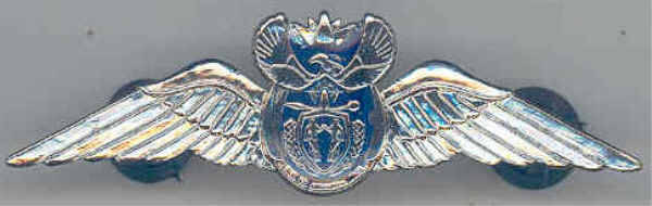 Pilot Wings (Silver) for Mess Dress