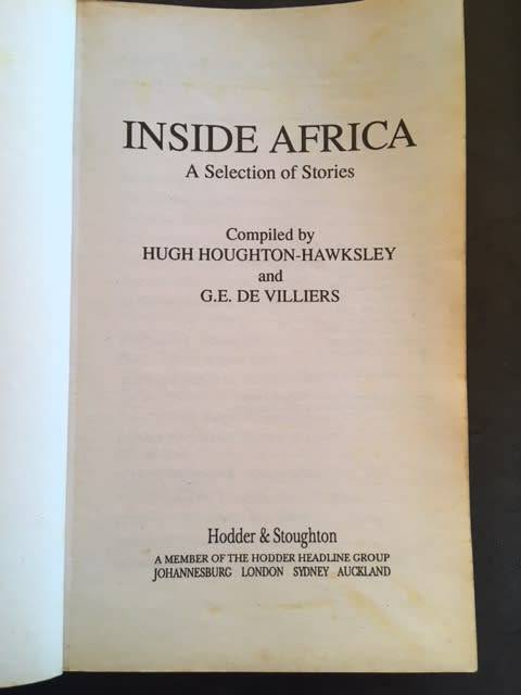 Inside Africa - A Selection of Stories - Hugh Houghton-Hawksley & G.E. de Villiers (Paperback)