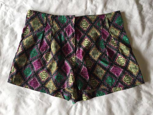 Purple Aztec Shorts *MASS CLEARANCE*