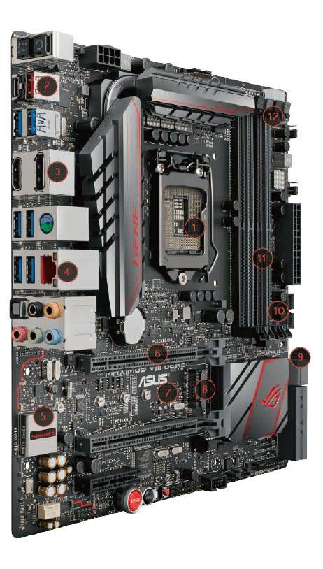 6th GEN Asus® ROG Maximus Gene Z170 GamingINTEL Motherboard INCLUDING Windows 10 Pro Digital License