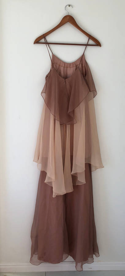 Vintage Waterfall Dress