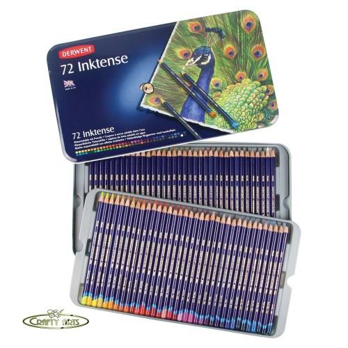 Derwent Inktense Pencils 72 pc Tin