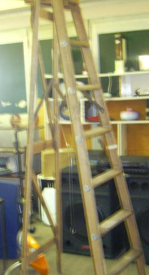 Wooden ladder