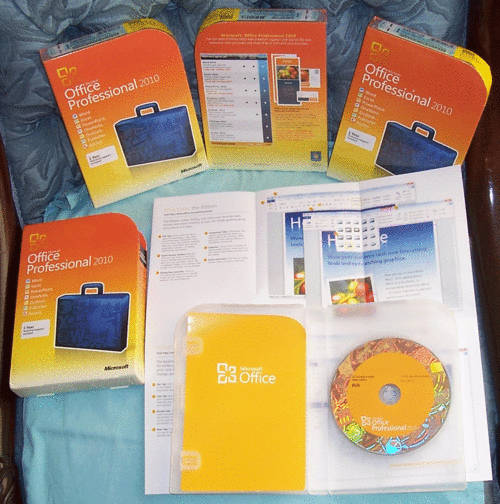 Microsoft Office Professional 2010 software Unopened