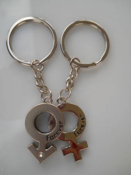 Set of "Forever" Keyrings - For Him And Her