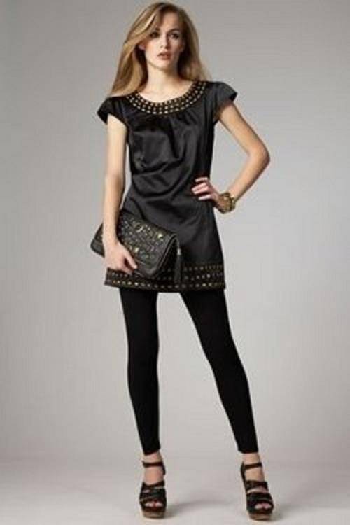 Ladies Opaque Black Footless Tights Size 6 - 16 **See description**