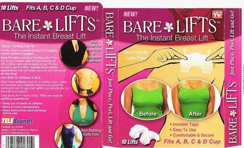 Bare Lift instant Breast lift adhesive Tape 10pces (5 Pairs)
