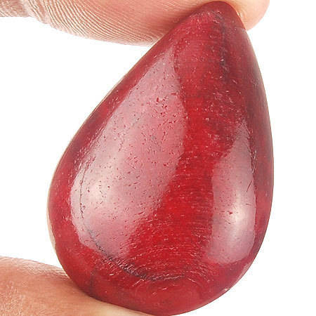86 CTS RARE HUGE TOP PIGEON BLOOD RED NATURAL RUBY ~ MAGNIFICENT CABOCHON GEM