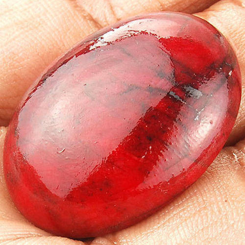 83 CTS RARE HUGE TOP PIGEON BLOOD RED NATURAL RUBY ~ MAGNIFICENT CABOCHON GEM