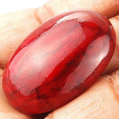110 CTS RARE HUGE TOP PIGEON BLOOD RED NATURAL RUBY ~ MAGNIFICENT CABOCHON GEM