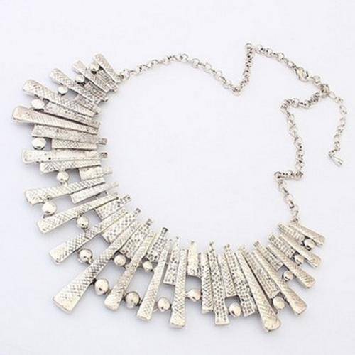 Silver Egypt Style Pendant Necklace