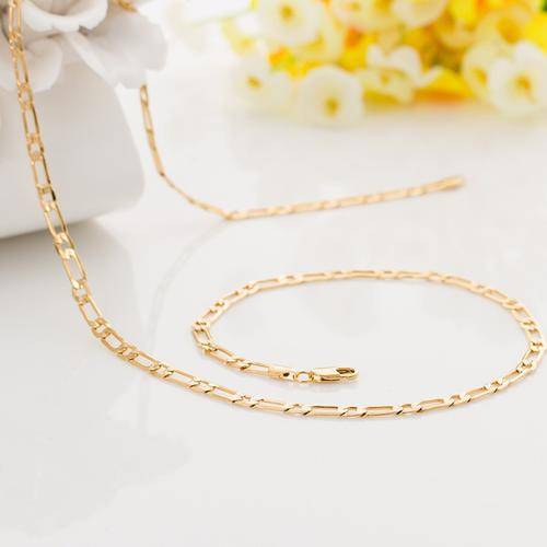 **2 Years Guarantee** GORGEOUS 3 MM GOLD FILLED NECKLACE 46 cm