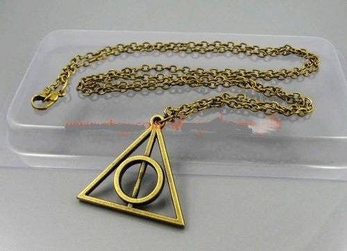 Infinity Bronze Harry Potter Pendant Necklace & free Gift Box