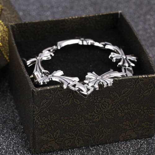 316L Titanium Stainless Steel Cross Bracelet