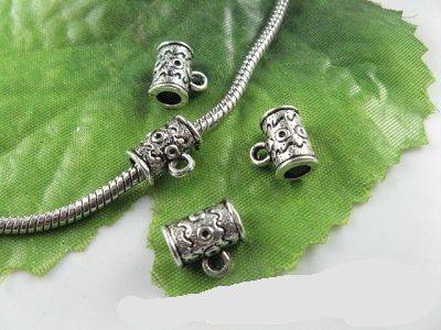 TIBET SILVER  SPACER  WITH HOOK TO FIT YOUR OWN CHARMS FIT PANDORA