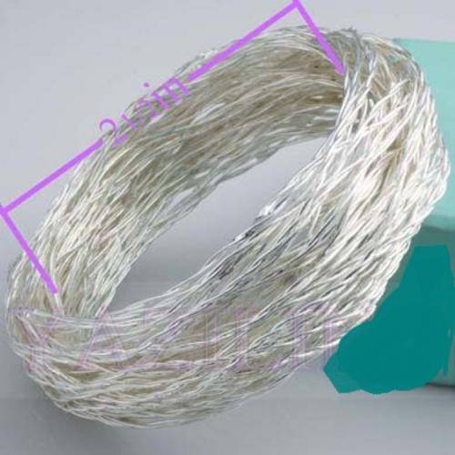Astonishing 925 Sterling Silver Wire Bracelet