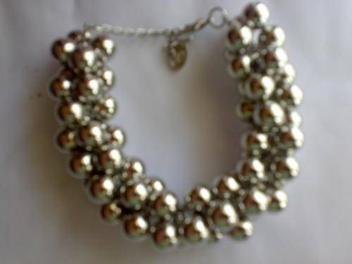 Lovely Silver Hollow Balls Bracelet