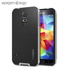 Samsung Galaxy S5 Neo Hybrig Spigen Soft Cover Sliver