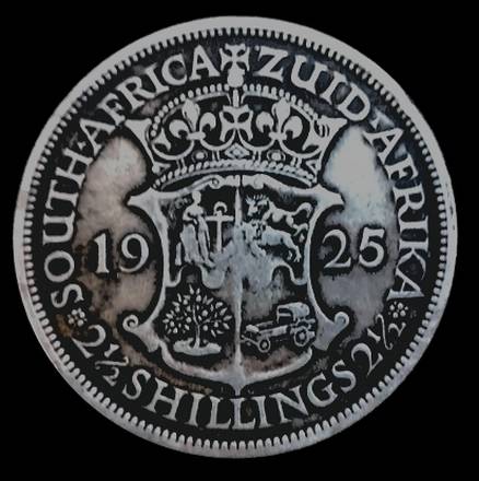 1925 Half Crown - Sought After KGV Rarity ! Value R2800 !