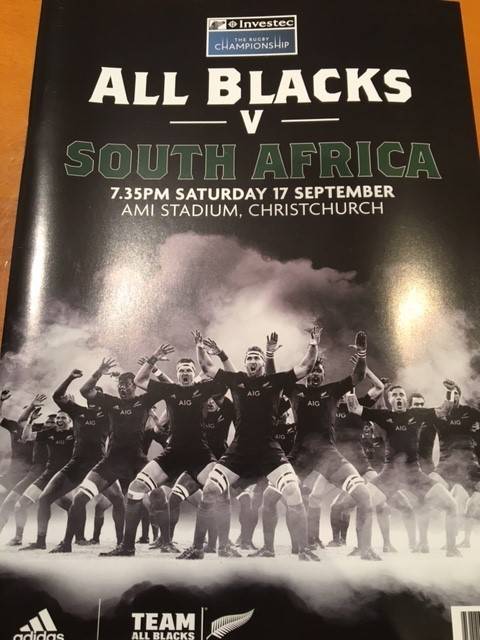 2016 New Zealand v South Africa @ Christchurch (Championship)