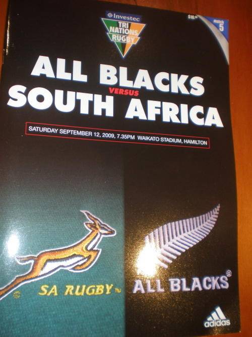 2009 New Zealand v South Africa @ Hamilton - Tri Nations