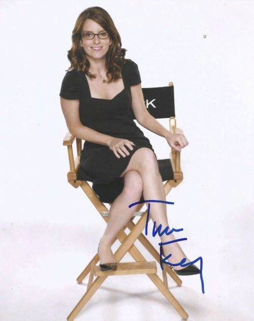 TINA FEY !! Authentic HAND signed Photo ***RARE*** AUTOGRAPH For the Die Hard Fan -BID NOW