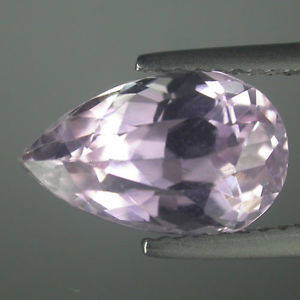 9.61 carat HUGE SIZE LIGHT PINK PEAR CUT VS KUNZITE 15.5X10.9X8.8