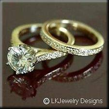 D-F VS1 2.69CT 14kt W/Gold FOREVER BRILLIANT MOISSANITE On SALE now