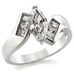 STUNNING ENGAGEMENT RING 1.0ctw CZ Diamond clad in 18ct WHITE gold size 7