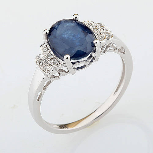 **R48 500**72hr DELIVERY!! {FREE CERT} 4.00CT NATURAL DIAMOND & SAPPHIRE 14KT SOLID GOLD RING