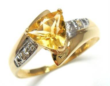 **R10 900.00** SOLID 10KT GOLD 1.24ct DIAMOND & CITRINE RING DONT MISS!!
