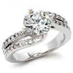 STUNNING 1.2CT 14KT GOLD OVERLAY ENGAGEMENT RING SIZE 8 NO RESERVE AUCTION!!