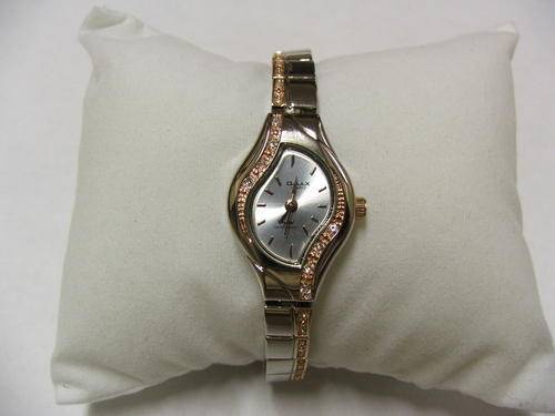 OMAX JEE462 Silver and Rose Gold with Silver Dial Brand New Watch