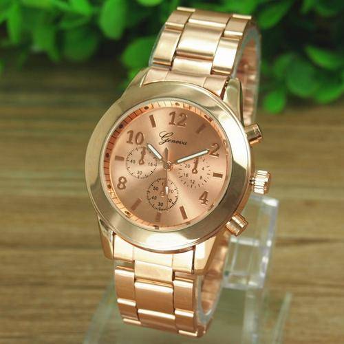Geneva Unisex Stainless Steel Quartz Wrist Watch - 3 Styles To Choose From!!!