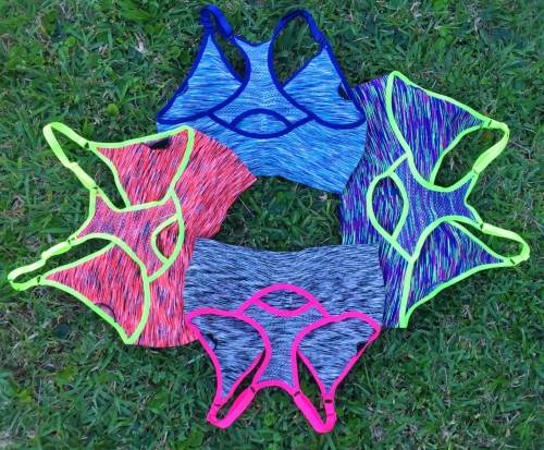 Vicky X-back Padded Sports Gym Active Bra S-XXXL