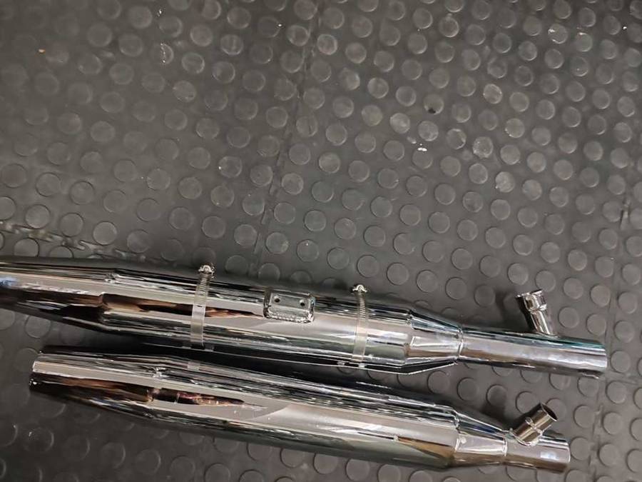 Harley Davidson Exhaust Pipe Shotgun Style Slash Out Pipes for FXST